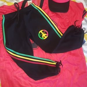 ❤💛💚Joggers PEACE ONE LOVE